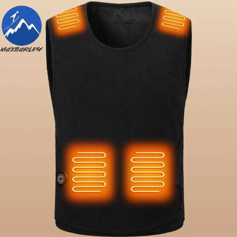 11 Areas Self Heating Vest USB Rechargeable Heated Jacket Winter Men Womens Thermal Underwear Heating Vest Hiking Ski Coat 8XL H251017
