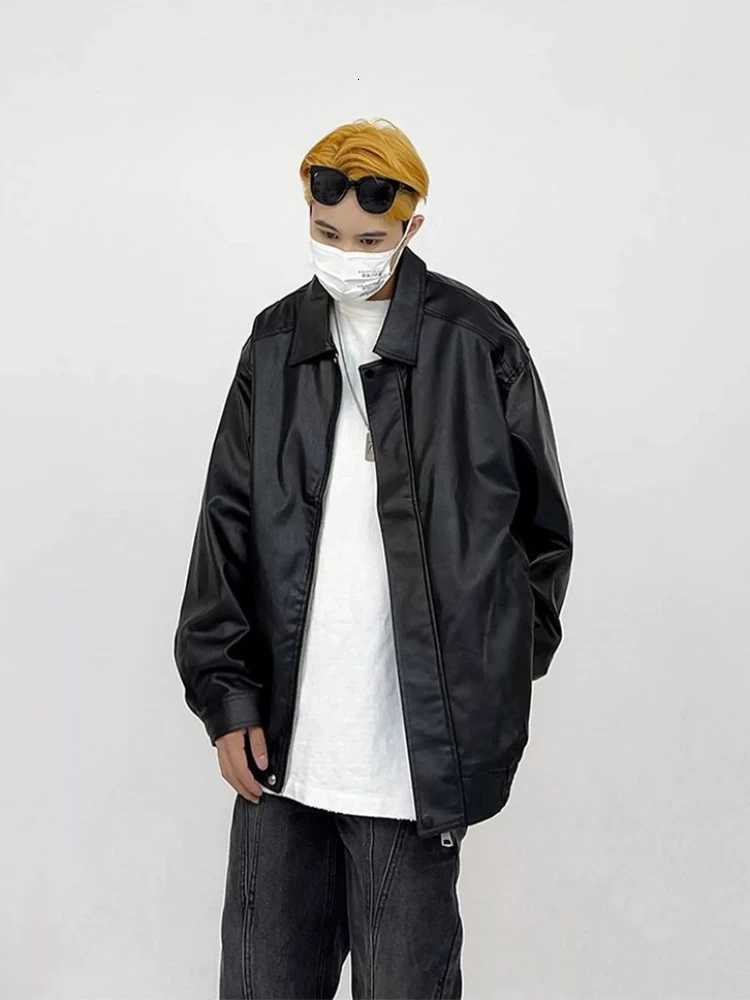 2025 New PU Leather Jacket Woman Solid Color Hiphop Jacket Top Motorcycle Style Faux Leather Jacket for WomenT251017