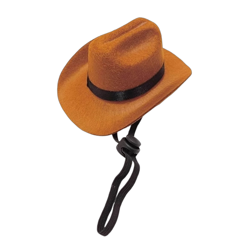 Western cowboy hat cat hat cool dog small dog accessories headwear short and funny pet photography props