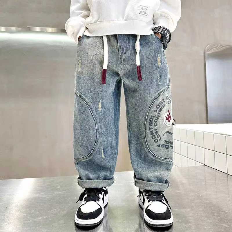Boys Jeans 2024 New Spring and Autumn Collection Mid Size Boys Autumn Outfit Cool and Trendy Pants 5 9 11 13YT251017