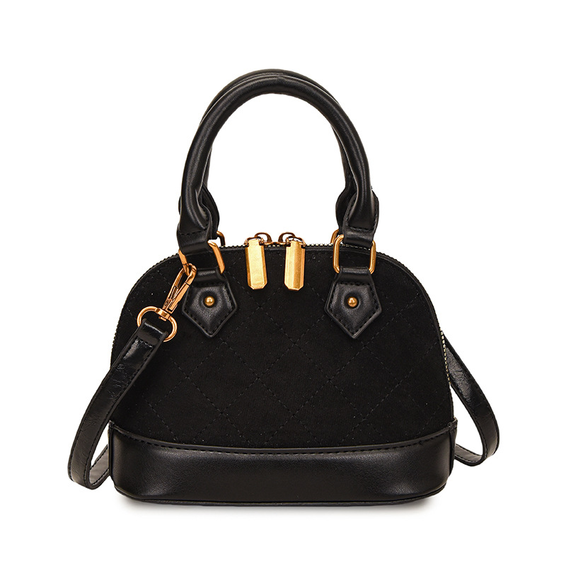 Designer bag free shipping 2025 New Classic Shell Bag with Simple Texture and Deer Skin Velvet Fashion Handbag for Women black brown coffee khaki