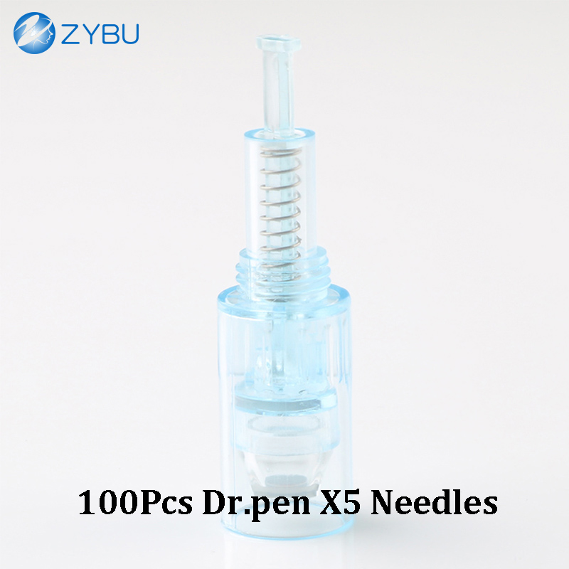 100pcs Replacement Needles Consumables For Dr pen X5 Therapy Nano 3D 5D Round Dr.pen Cartridges 9 12 24 36 42 Pins Micro Needling MTS Head Screw Derma