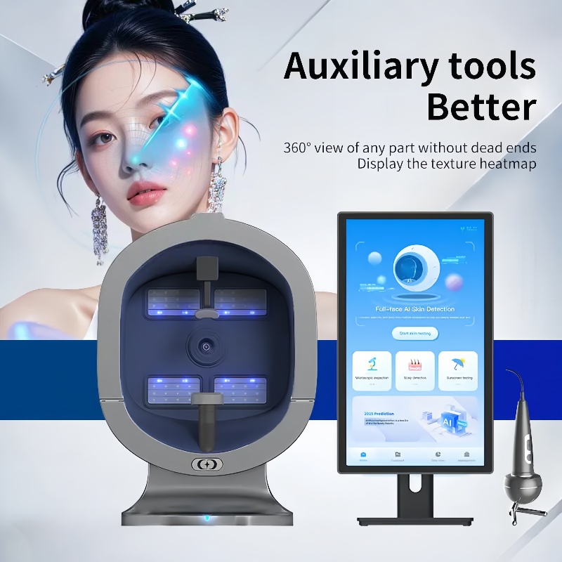 3D Facial X5 Camera Scanner UV Skin and Hair Analysis Measuring Machine Digital Facial Scanner Skin Analyzer