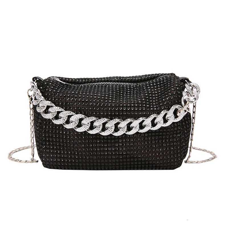 2024 New Bags Popular Korean Version Handbags Fashion Trend Bright Diamond Messenger Niche Z251017