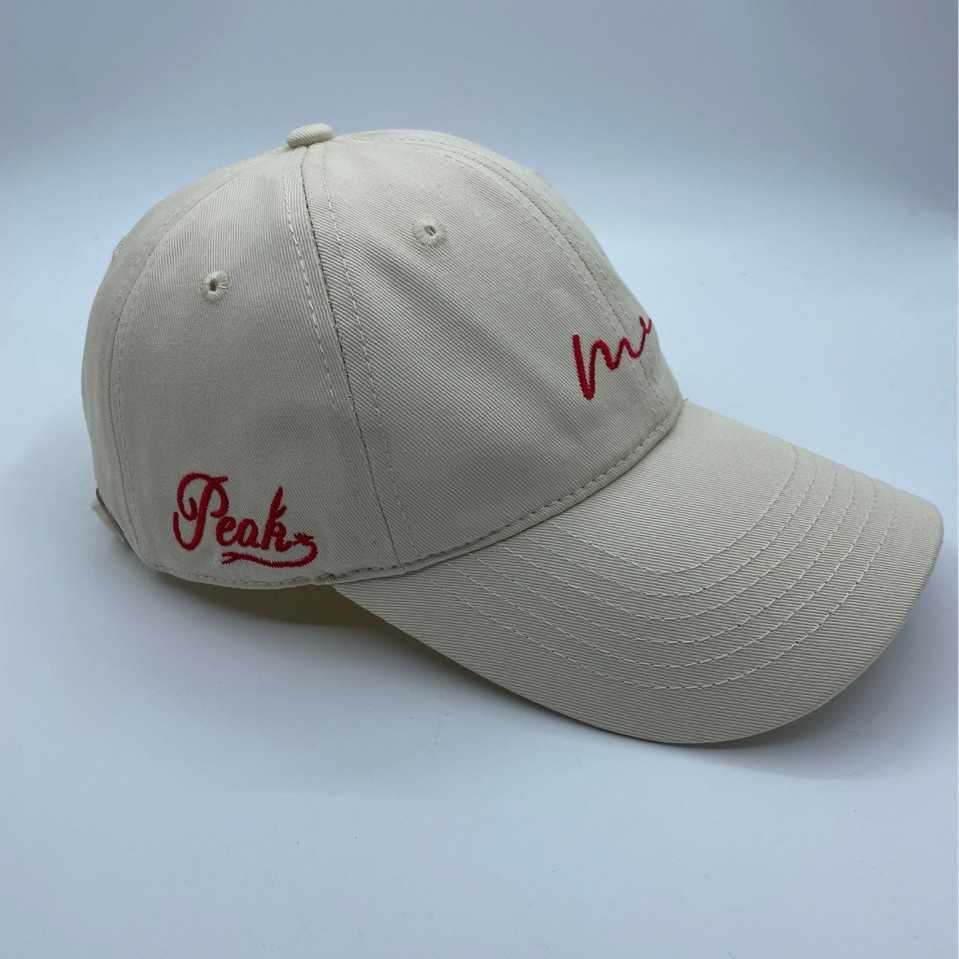 Summer Trend Korean Version Letter Embroidery Large Head Circumference Baseball Cap for Women Sun Protection Versatile Face Slimming Duckbill Cap W251