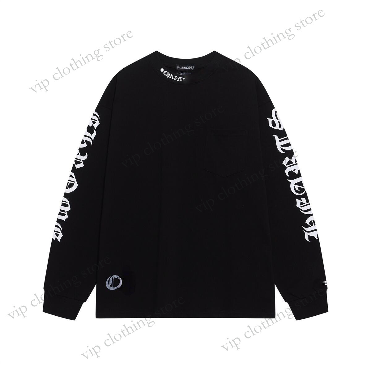 Designer Chrome Hoodie Mens Autumn Sweater Cross Hoodie CH Hoodie Sweatshirts Pullover Cardigan Jacket Hooded High Street Top Zip Up Hoodies Unisex Black C44