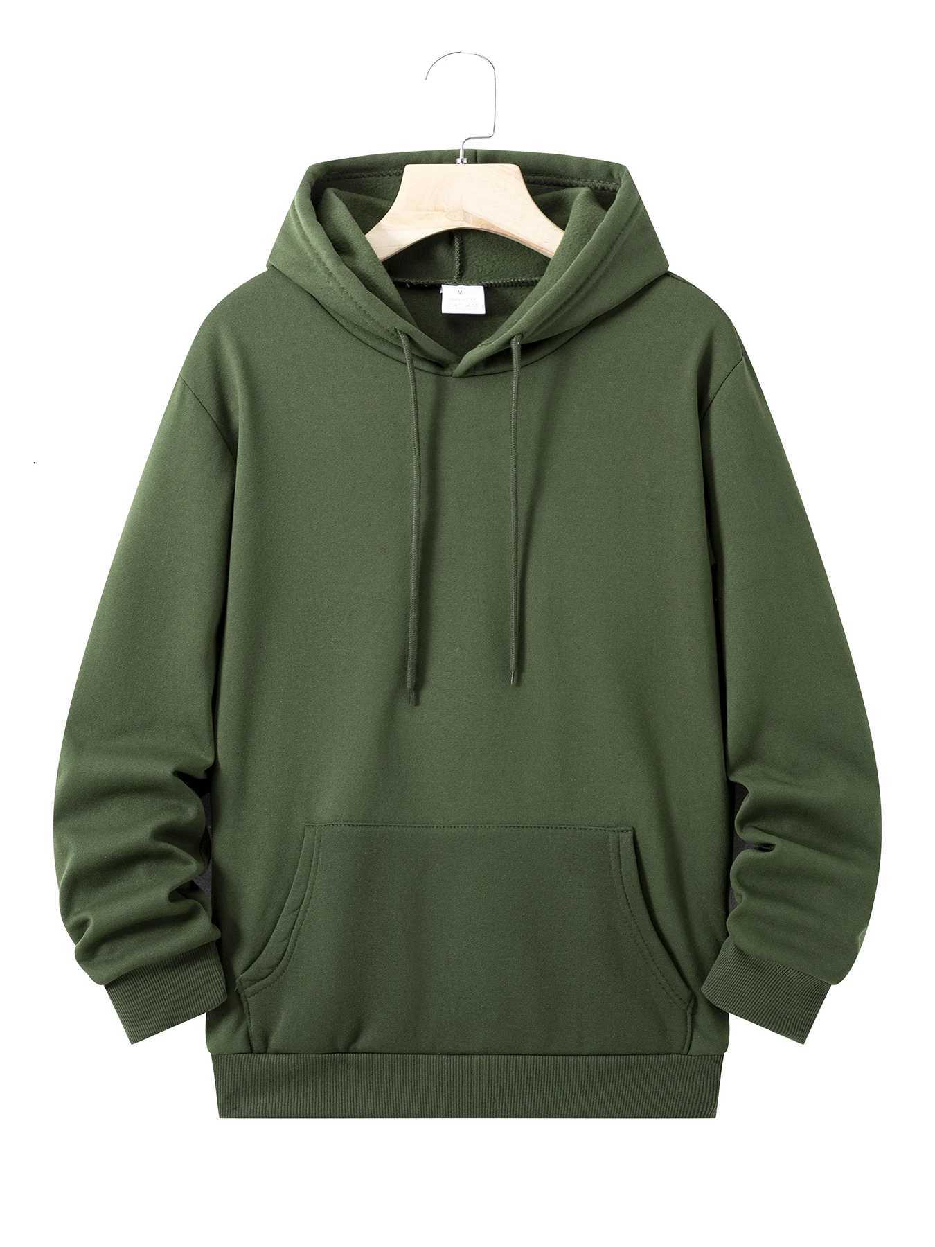 Mens Hoodies Autumn Winter Pullover Casual Sweatshirts Solid Color Oversize Men Tops Outdoor Male Fashion Hoodie Sweatshirt Z251017