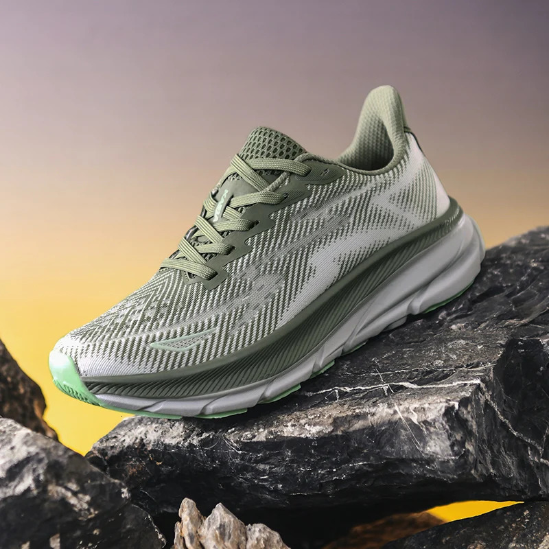 Mens Running Shoes shoes Couple Outdoor Sneakers Cushioning Breathable Mesh Offroad Trainer Shoes Race NonSlip Fashion 251013