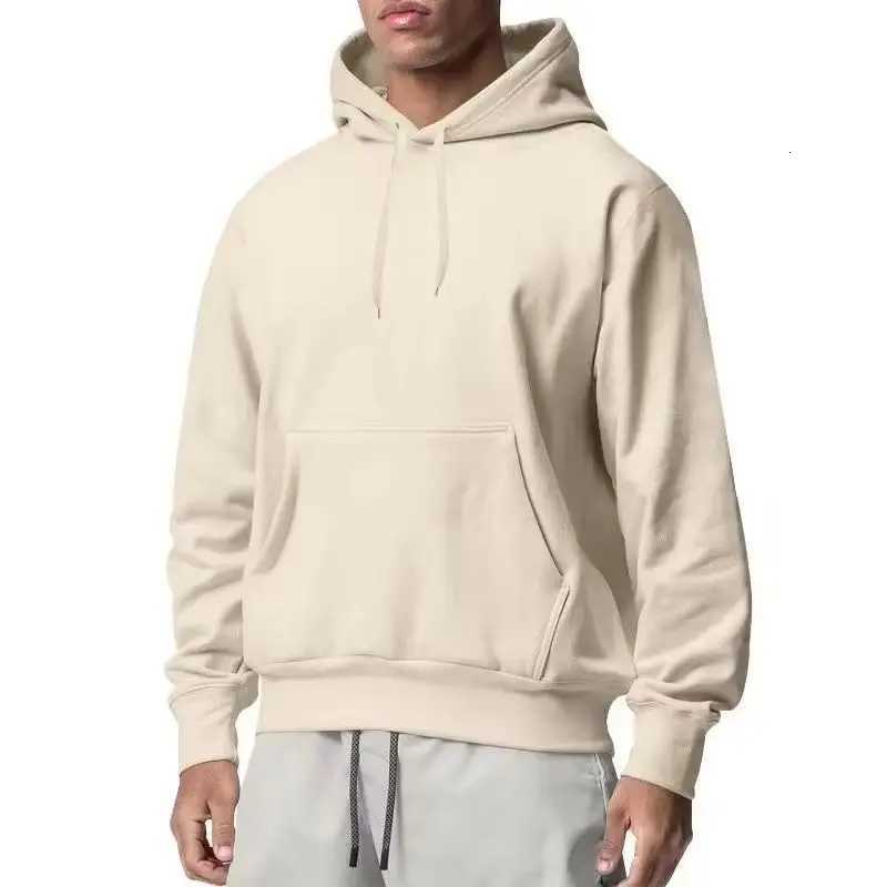 Mens HoodiesSpring Autumn Casual Hoodie Sweatshirts Solid Color Hoodies Oversize Black Sweatshirt For Male Z251017