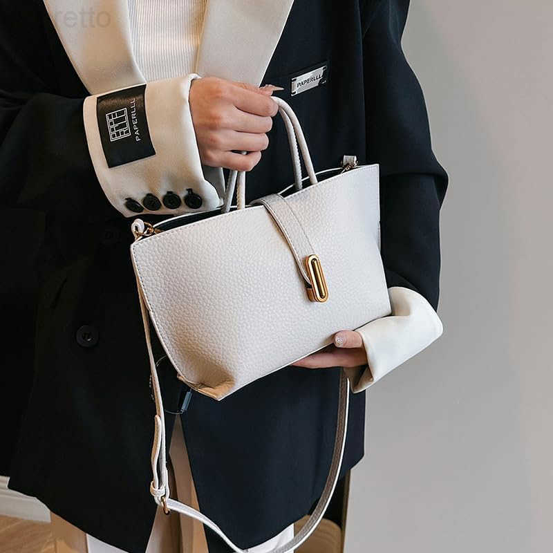 Bucket Bags for Women Vintage Bucket Shoulder Crossbody Tote Bag Faux Leather Top Handle Purse Z251017