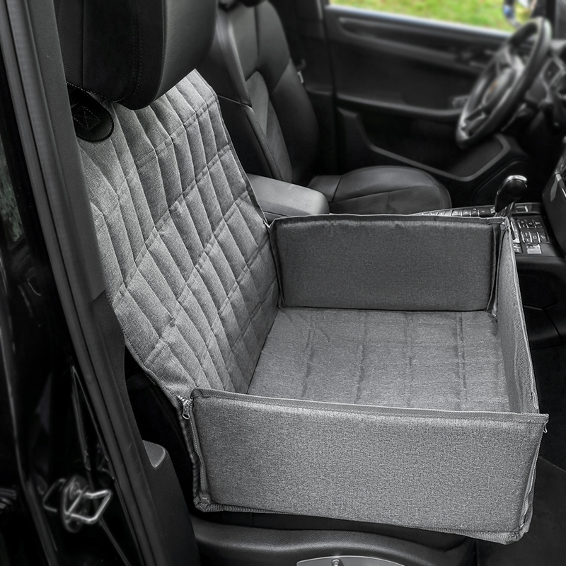 Pet car cushion, single seat waterproof seat cushion car front safety seat anti dirty dog cushion dog riding artifact