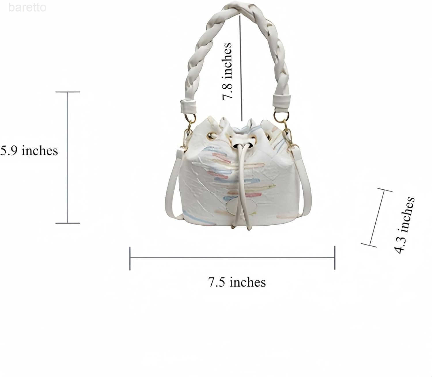 Small Bucket Bags for Women Mini Crossbody Tote Bag with Detachable Shoulder Strap Girls Top Handle Handbag Z251017