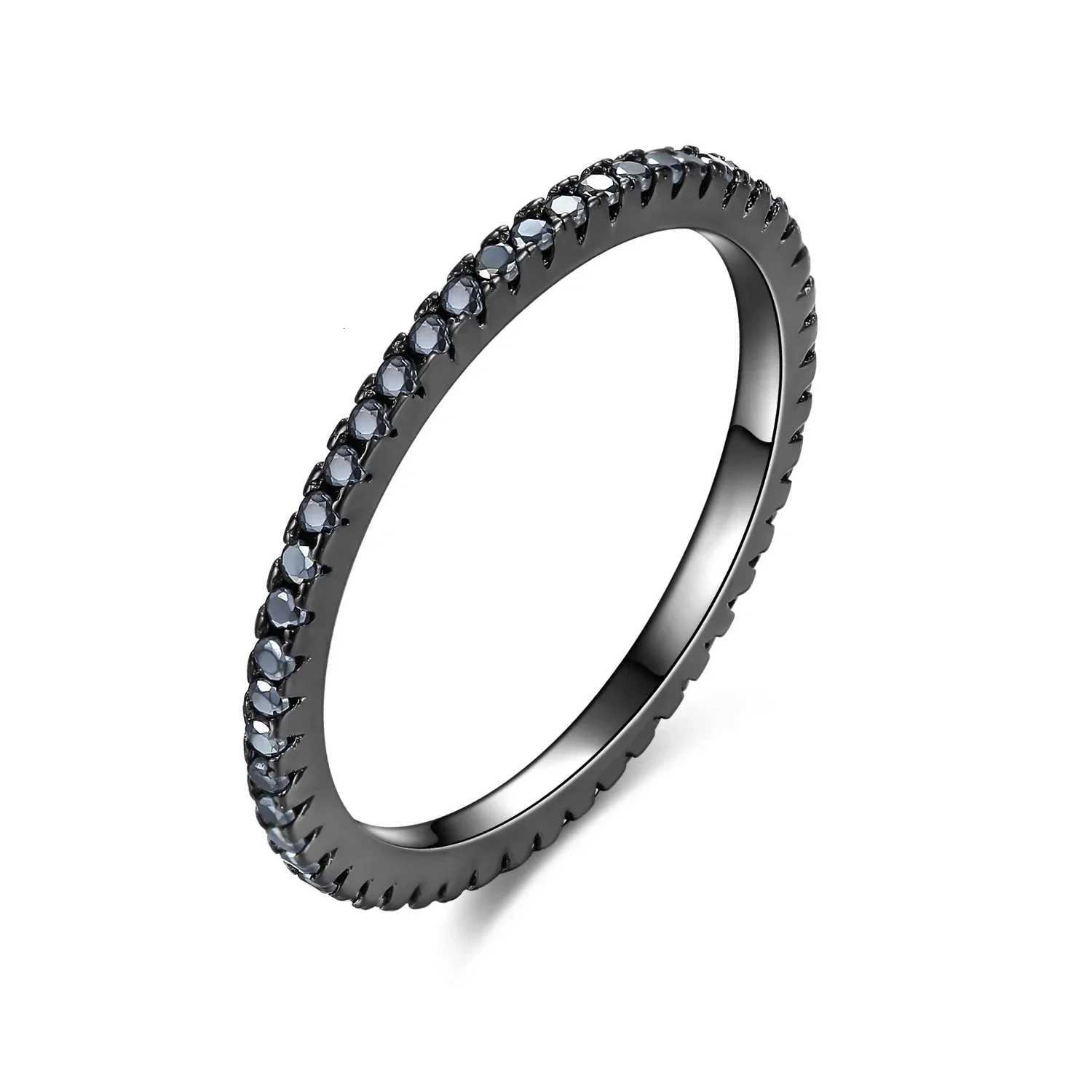 KALETINE Luck 925 Sterling Silver Rings For Women Classical Multicolor Mini CZ Women Wedding Rings Set for Couple Jewekry GiftW251017