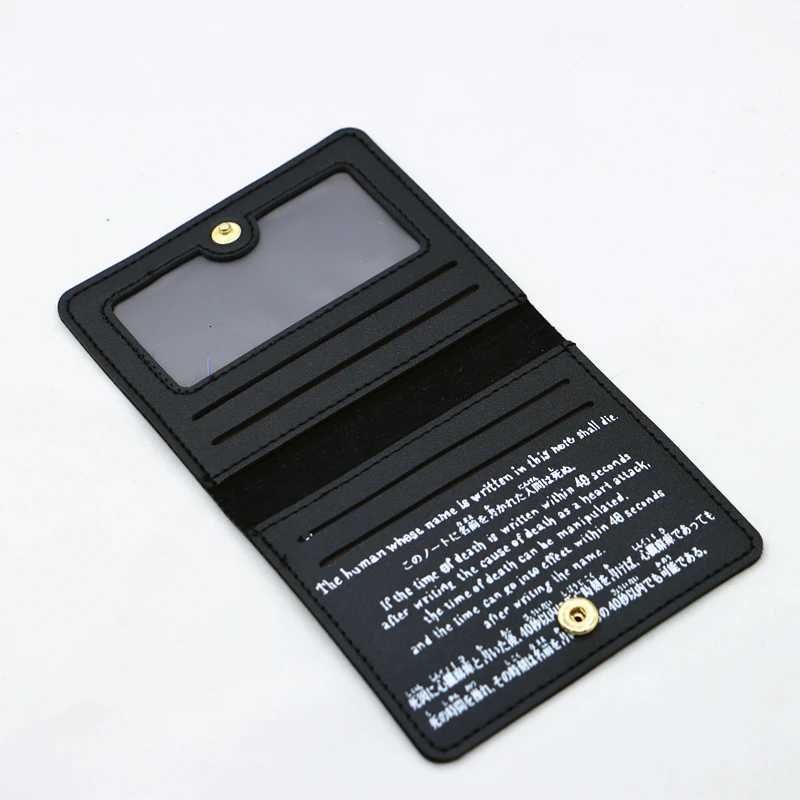 Death Note Anime PU Wallet Credit ID Card Holder Purse Money Case for Men Women Fashion BagW251017