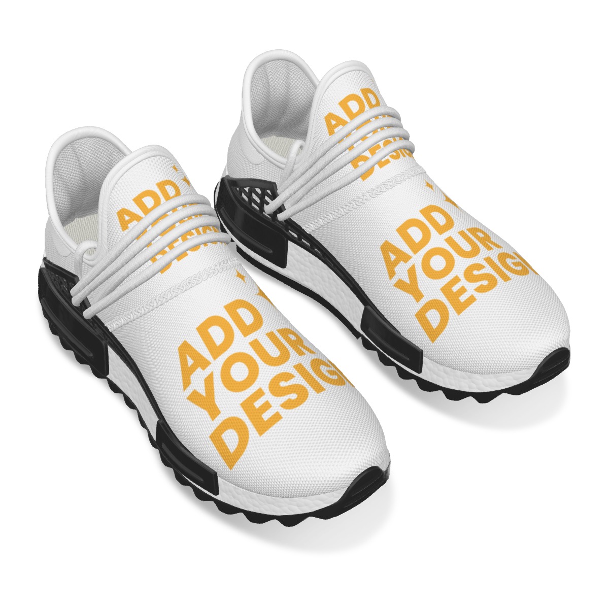 DHgatepod Men's All-Over Print Mesh Sneakers - Lightweight Breathable Running Shoes for Outdoor & Daily Wear