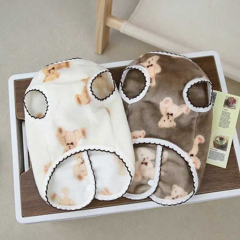 Pet Plush Jumpsuit Autumn Winter Dog Clothes for Small Dog Clothes Warm Velvet Sweet Kitten Puppy Cute Pullover ChihuahuaW251017