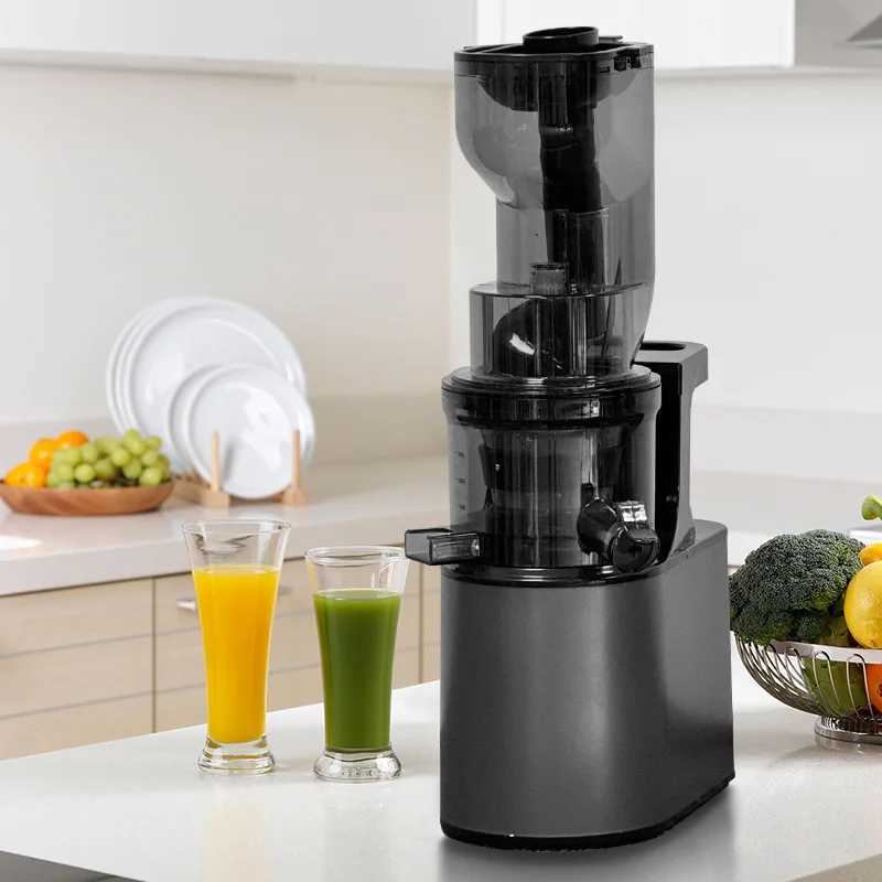 2L Stainless Steel Slow Juicer Commercial Automatic Juice Extractor with Pulp Separation Large MouthY251017