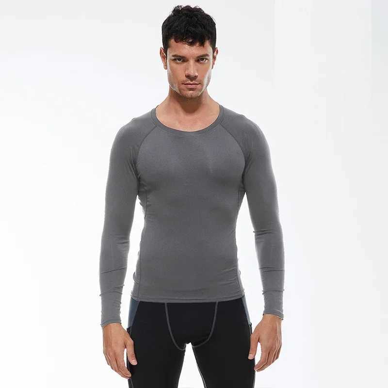 Men Thermal Underwear Winter Thermo Shirt Tops Fleece Undershirts Warm Sleepwear Elastic Long Johns Inner Wear Thermal Clothing H251017