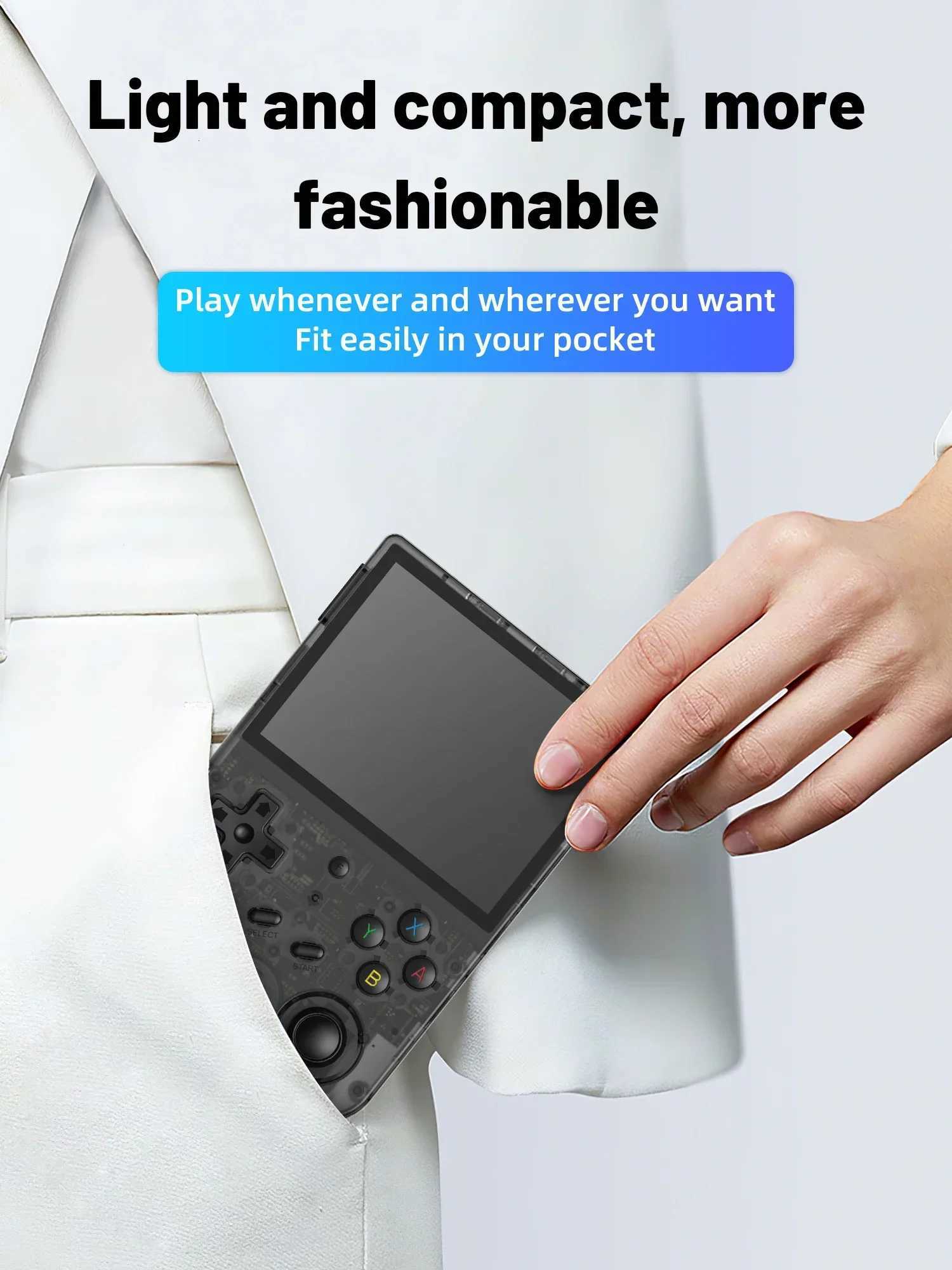 ANBERNIC RG353V RG353VS Handheld Game Console 35 Sn Output Android Linux OS ports Wift Builtin 20000 GamesXJ251016