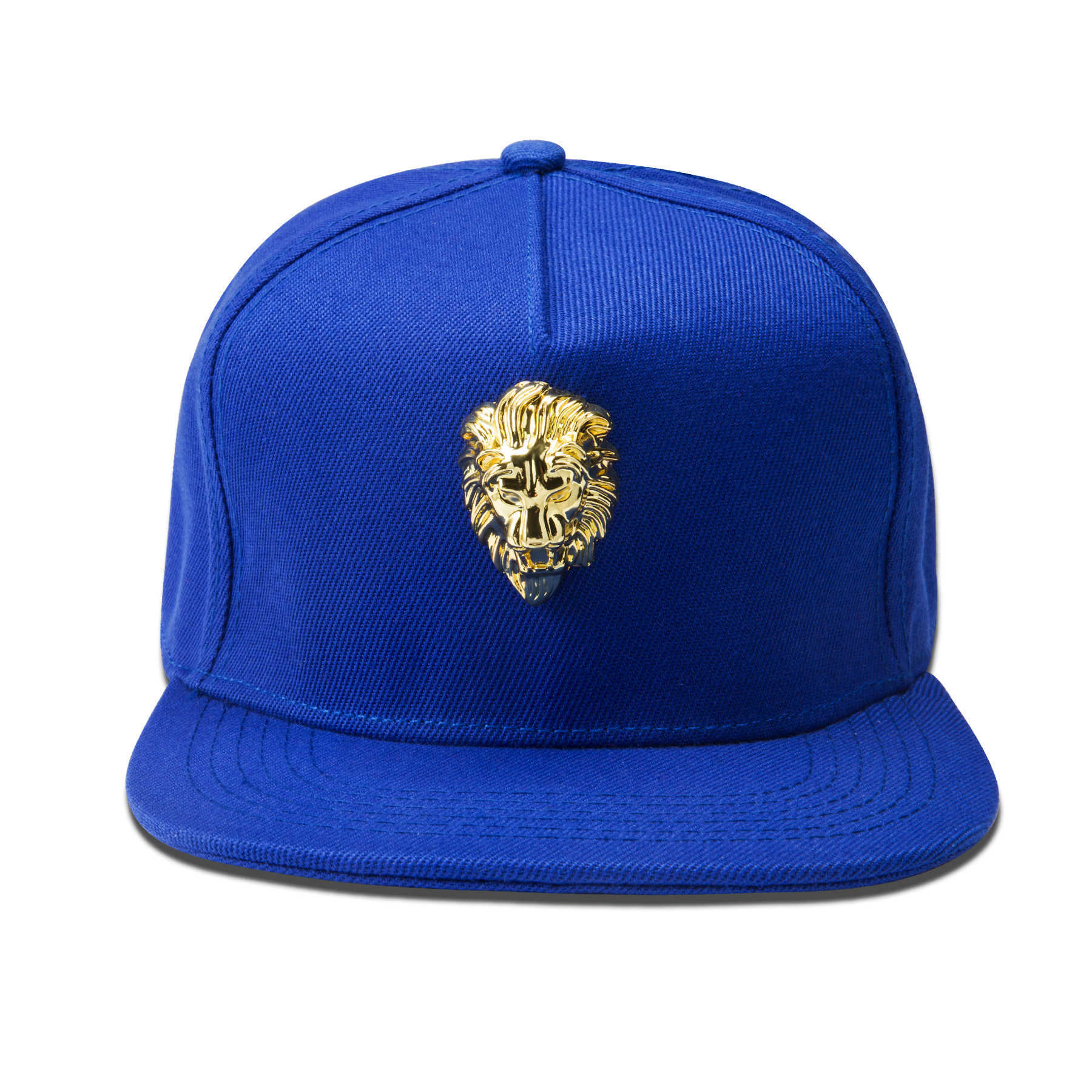 Design American Lion Head Logo HipHop Flat Brim Baseball Cap W251017