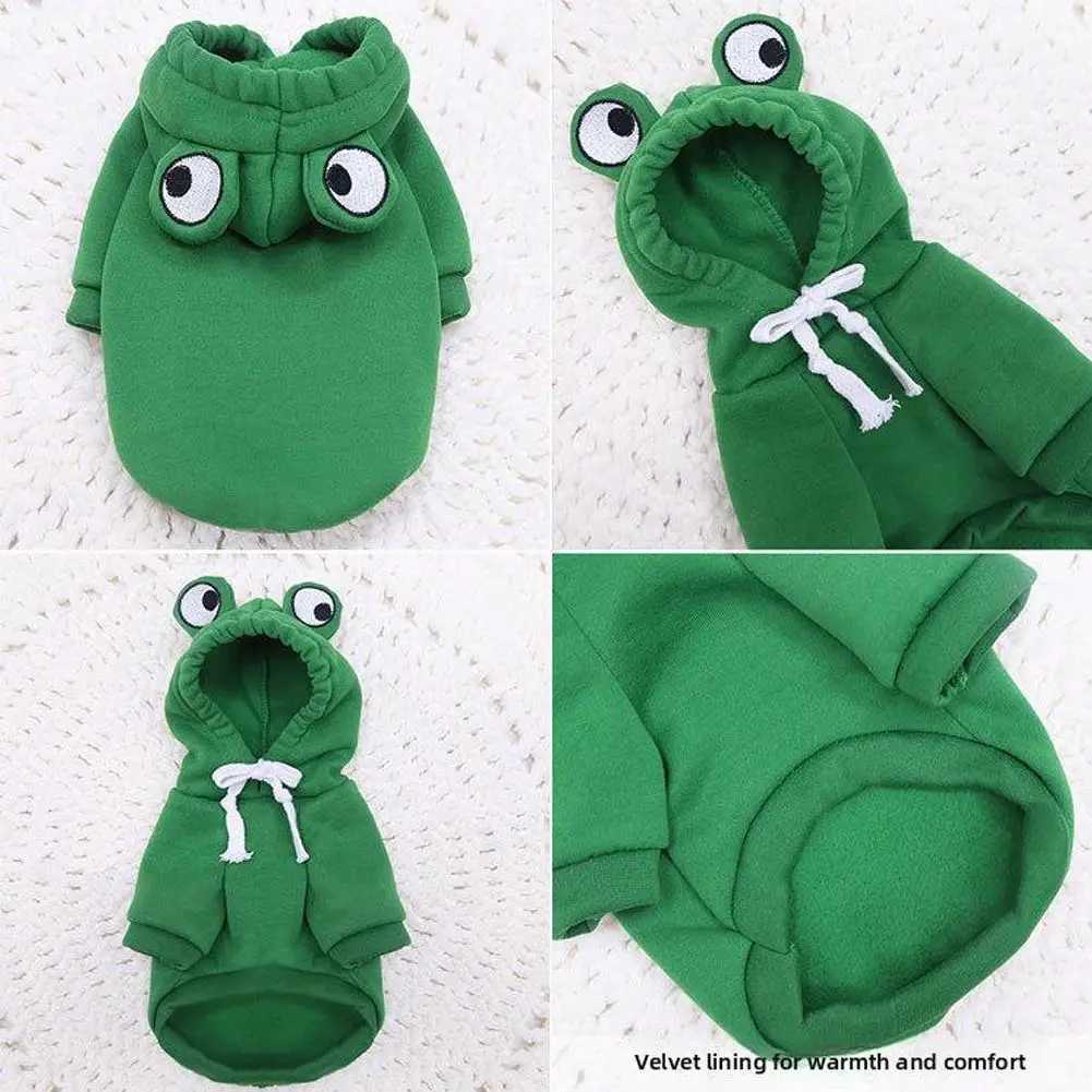 1pcs Cozy Doge Hoodie Sweater Cute Soft For Winter Autumn Warm Home Out Cold Weather Door Small Medium Dogs Cats Multiple SizesW251017