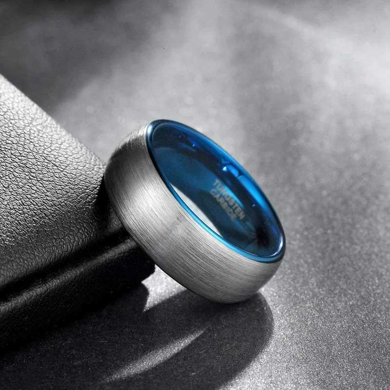 Somen Ring Men Custom Engraved 4mm 6mm 8mm Tungsten Ring for Couple Women Vintage Wedding Band Couple Engagement Rings AnelsW251017