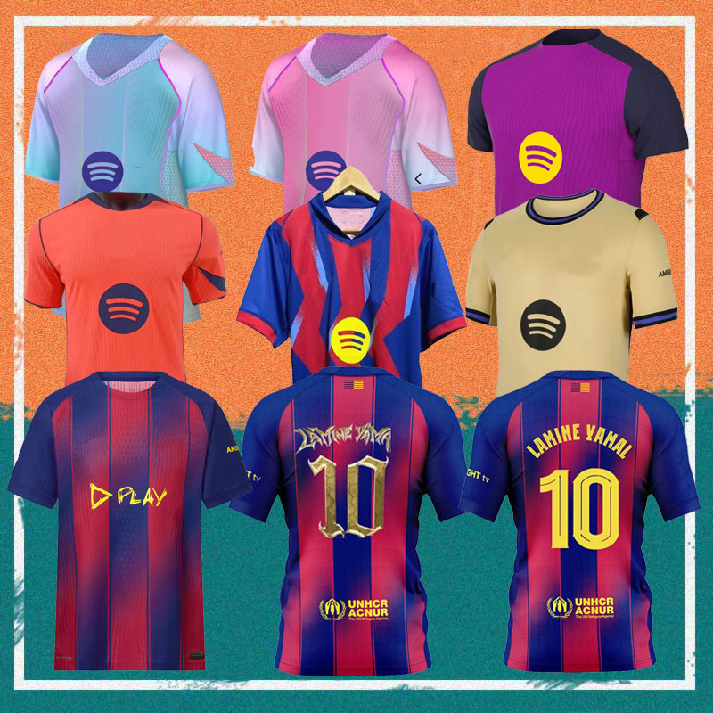 25 26 LAMINE YAMAL LEWANDOWSKI RASHFORD Soccer Jerseys 2025 barcalona Limited edition Ed Sheeran OLMO PEDRI football shirt GAVI ARAUJO RAPHINHA DE JONG kids kit