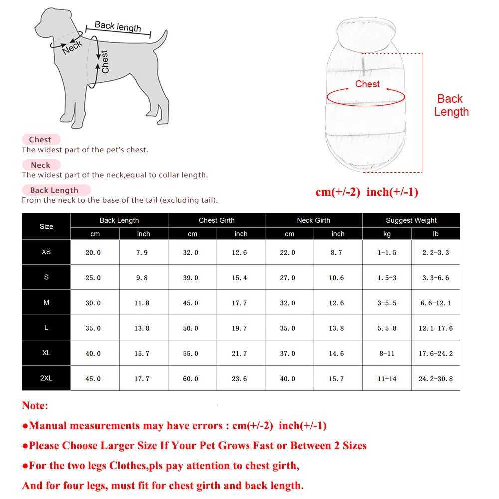 Reflective Pet Jacket With Leash Hole Reversible Waterproof Dog Outfits For Small Medium Dogs Cat Warm Chihuahua Vest For WinterW251017