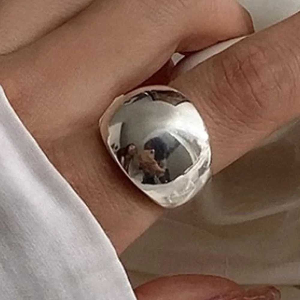 BF CLUB 925 Sterling Rings for Women Wide Ball Fashion Geometric Vintage Handmade Irregular Ring Party GiftsW251017