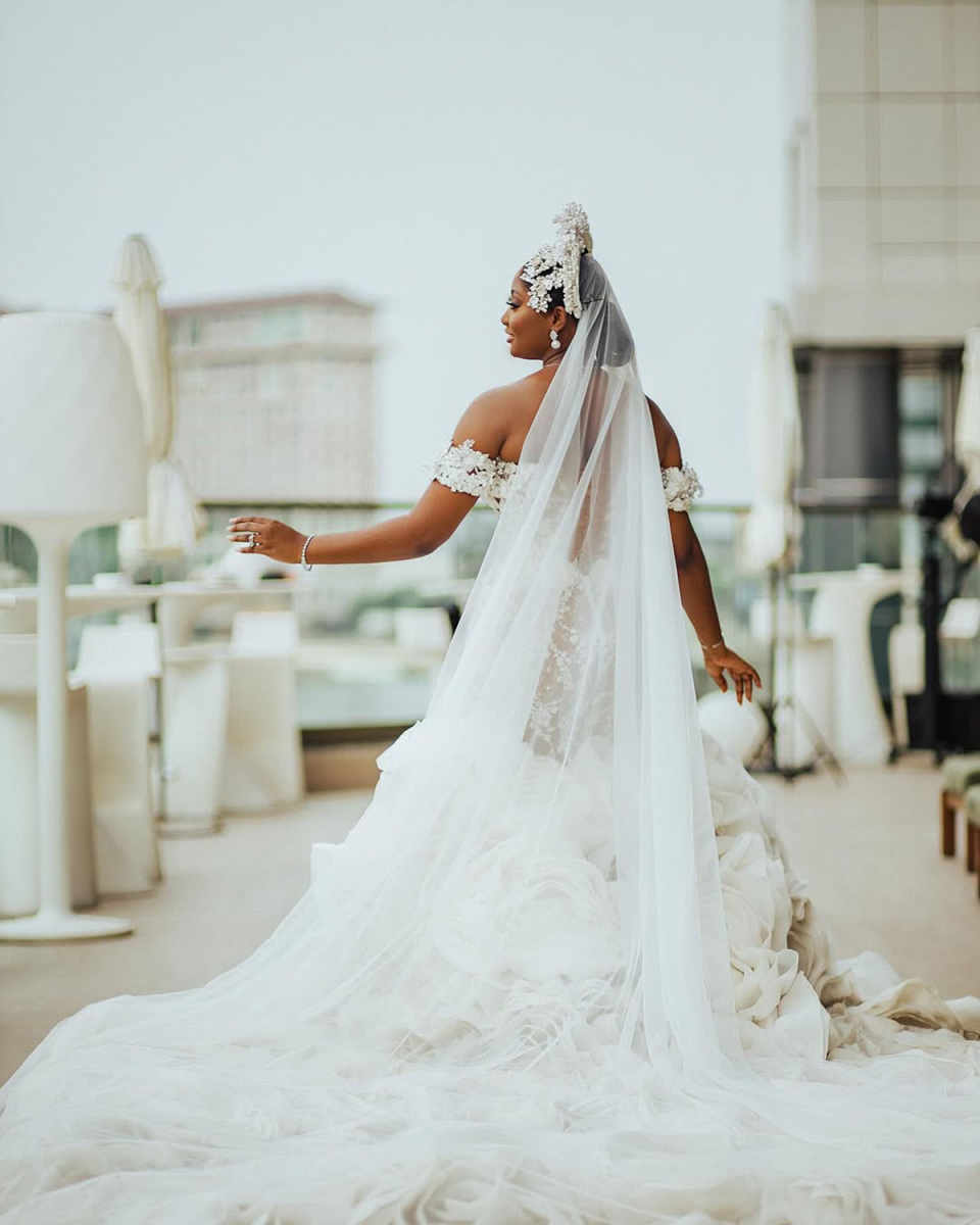 Luxury Mermaid Wedding Dress Off Shoulder Bridal Gowns Shine Appliques 3D-Lace Flower Tail Vestina De Novia Plus Size Customized H252568