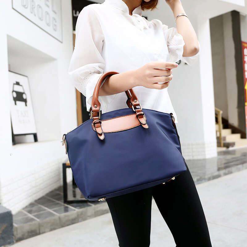 2025 Autumn Winter New Women's Oxford Cloth Mother-Daughter Large Tote Handbag Shoulder Crossbody Bag