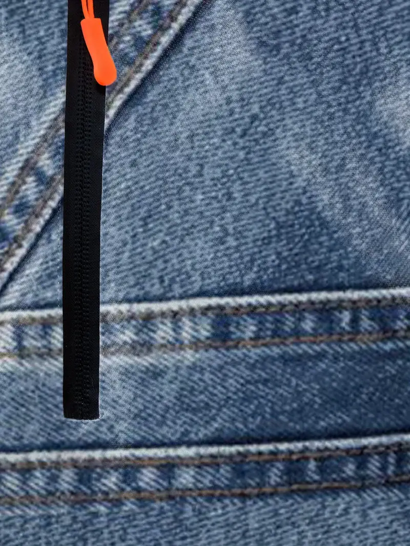 Men's Loose Fit Hooded Half Zip Sweatshirt Comfortable Casual Pullover for Home Travel and Outdoor Activities 2-1-4