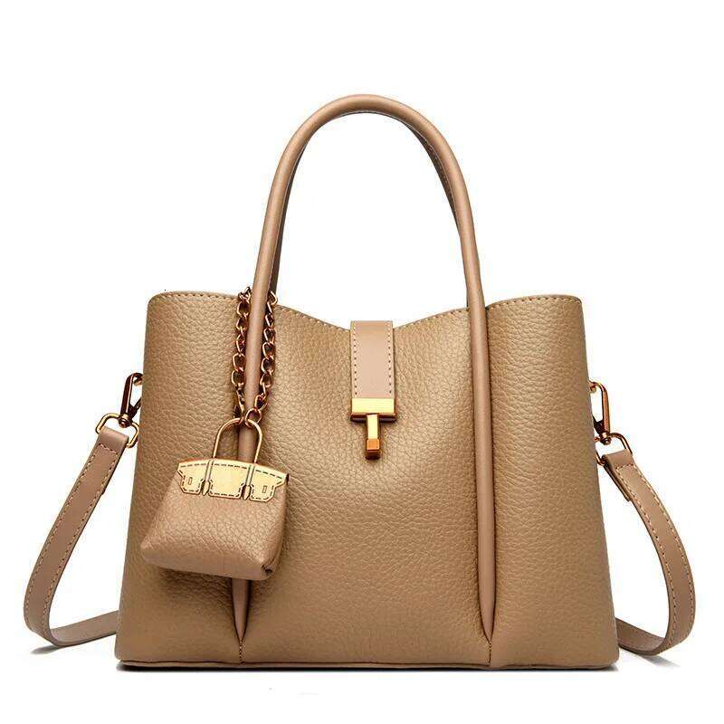 High Quality Soft Leather Shoulder Crossbody Bags For Women Large Capacity Bag Brand Designer Casual Handbag Sac A Main