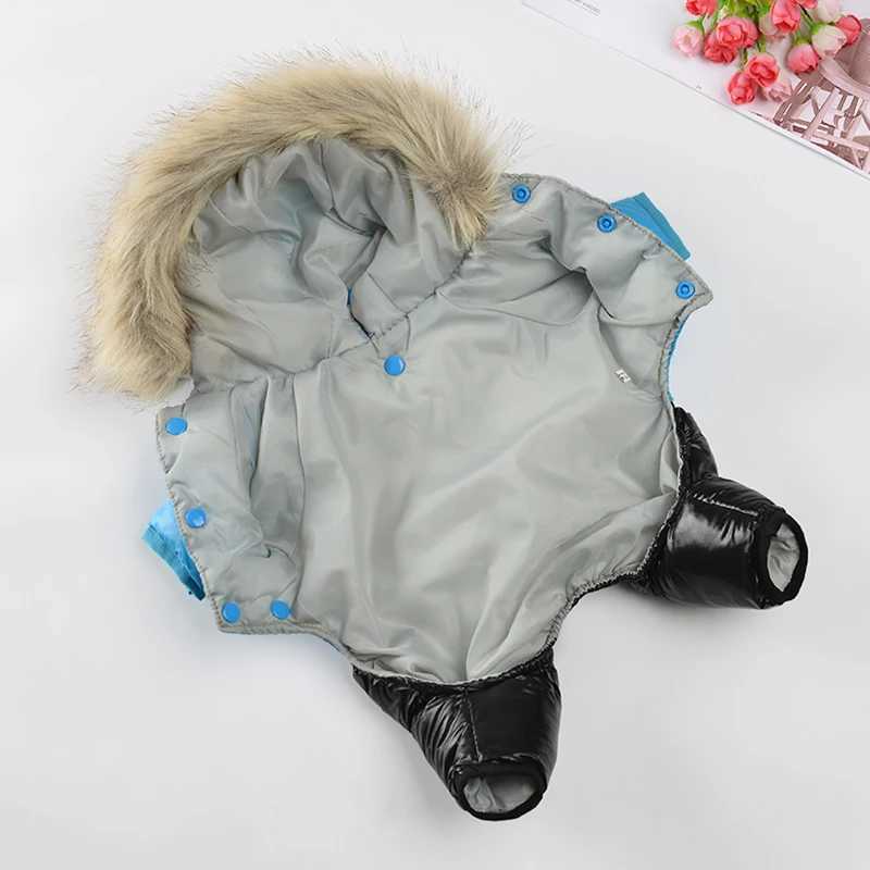 Pet Dog Jumpsuit for Small Medium Dogs Winter Warm Puppy Hoodies Coat Waterproof Windproof Chihuahua Yorkie Overalls CostumeW251017