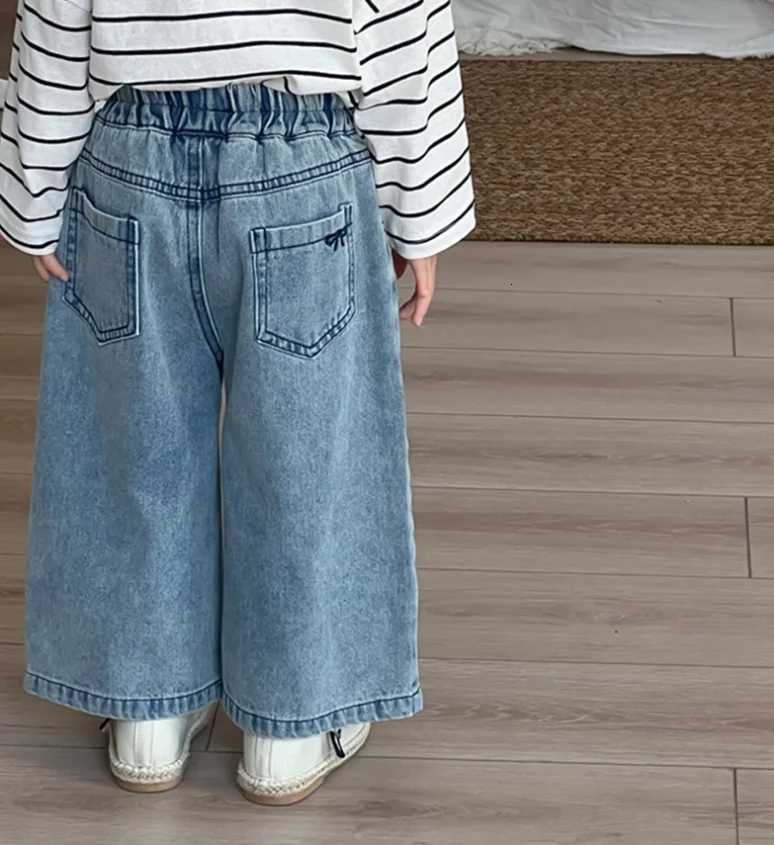2025 New Stlye Girls Boys Denim Pants Spring Fashion Kids Jean Pants 17t WW91T251017