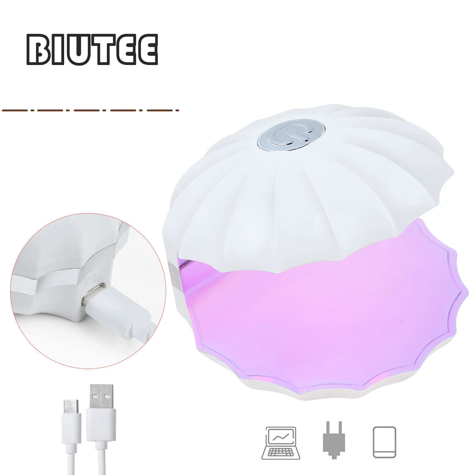 18W Mini Nail Dryer UV LED Lamp Single Finger Potherapy Machine Portable Nails UV Gel Polish Quick Drying Manicure Tools 251014