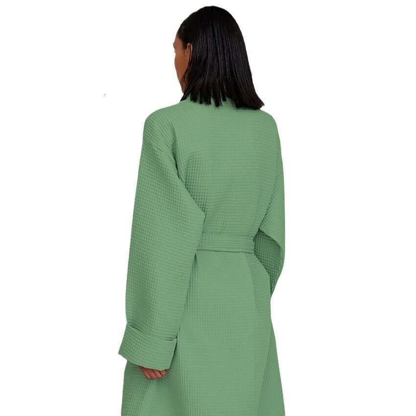 Autumn New Luxury Fashion Long Nightgown Hotel Homestay Bathrobe Women's Loungewear B5