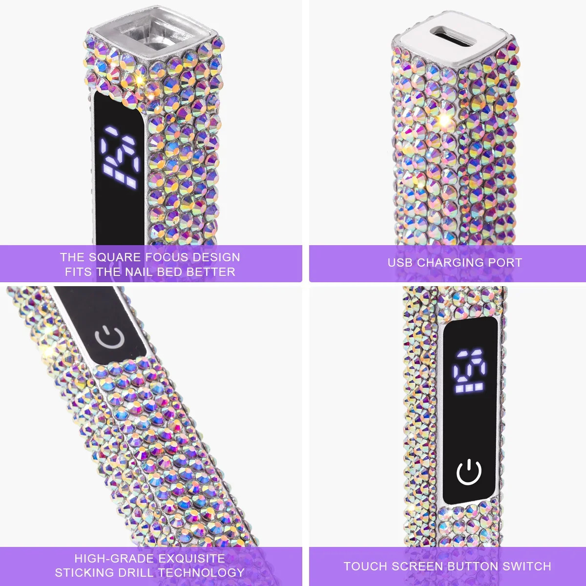 Portable Mini Dryer Lamp UV LED Nail Light For Curing All Nail Gel USB Rechargeable Nail Art Tool Home Travel Use 251014