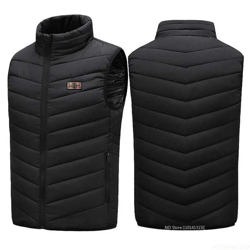 17PCS Areas Heated Vest Jacket USB Men Winter Electrically Heated Thermal Waistcoat for Hunting Hiking Warm Hunting Jacket H251017