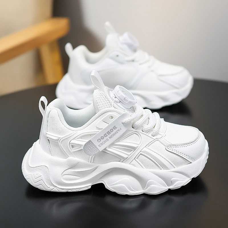 Childrens Sports Shoes Autumn Girls Fashion Leather Comfort Thick Soled Non Slip Casual Sneakers Outdoor Walking Shoes for KidsT251017