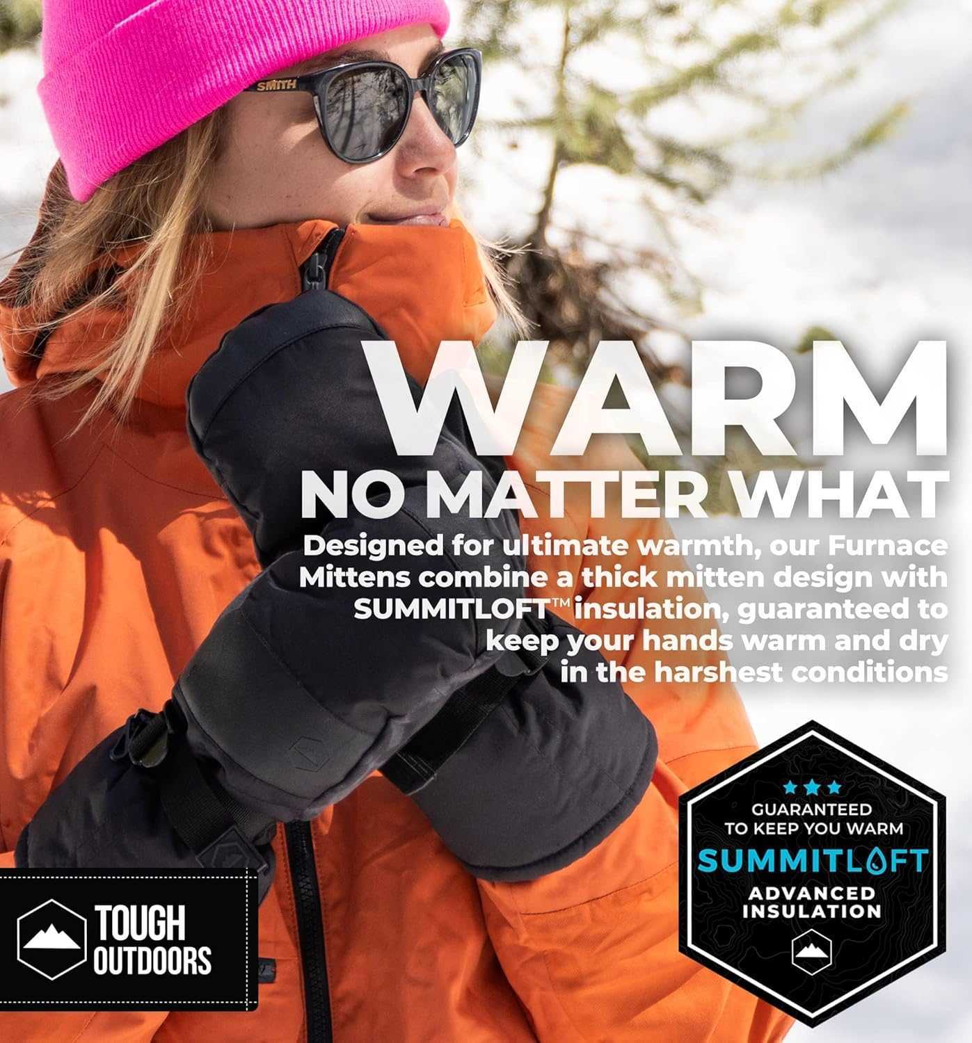 Outdoors Waterproof Ski Mittens Men Women Insulated Snowboarding Gloves Men Women for Snow Snowboard Skiing Winter Z251017