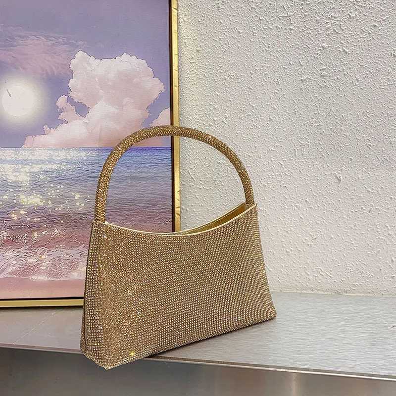 Glitter Shiny Diamond Evening Bag Wedding Party Clutch Purse Exquisite Banquet Bag Luxury Fashion Women Handbag Crossbody Bag Z251017