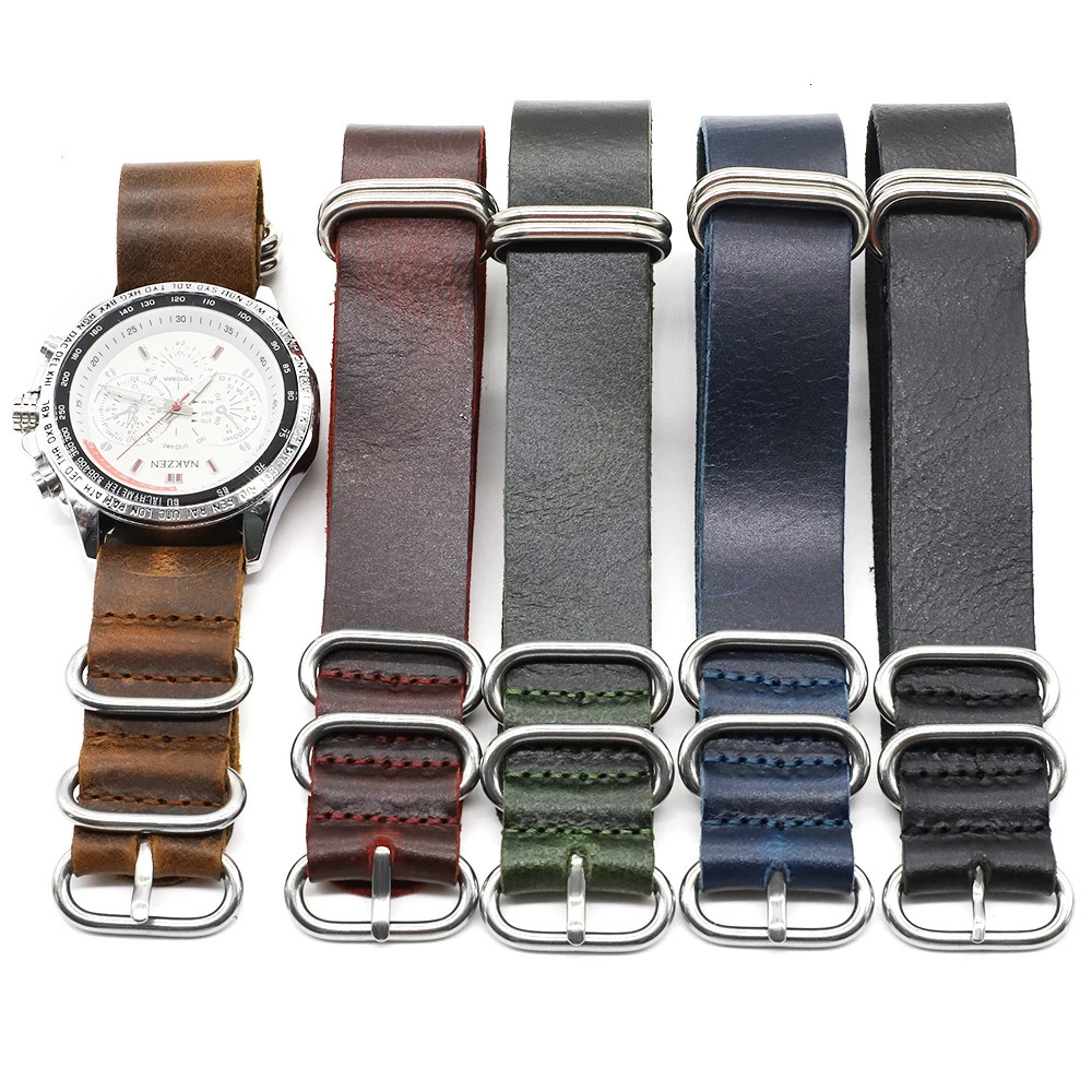 Onthelevel Leather Watch Strap 18mm 20mm 22mm 24mm one long Watch Band Blue Brown Coffee Colour Style Straps 251016