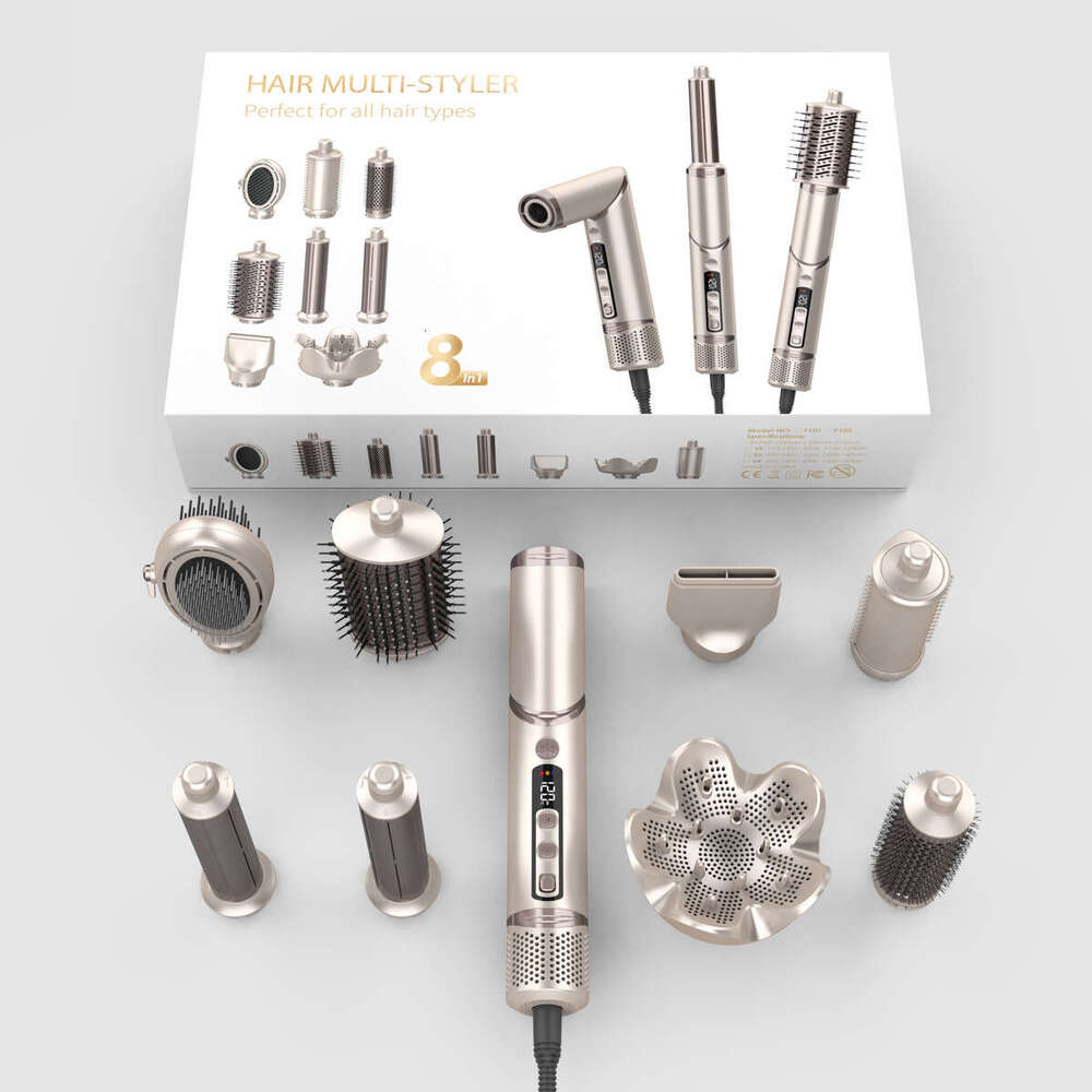 High-Speed All-In-One Set Foldable Multi-Function Head Replacement Comb Negative Ion Hair Dryer