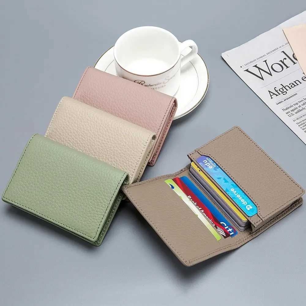New Multifunctional Card Sleeve High Quality Business Cowhide Card Cover Name Card Holder Coin Purse Bag Name Card HolderW251017