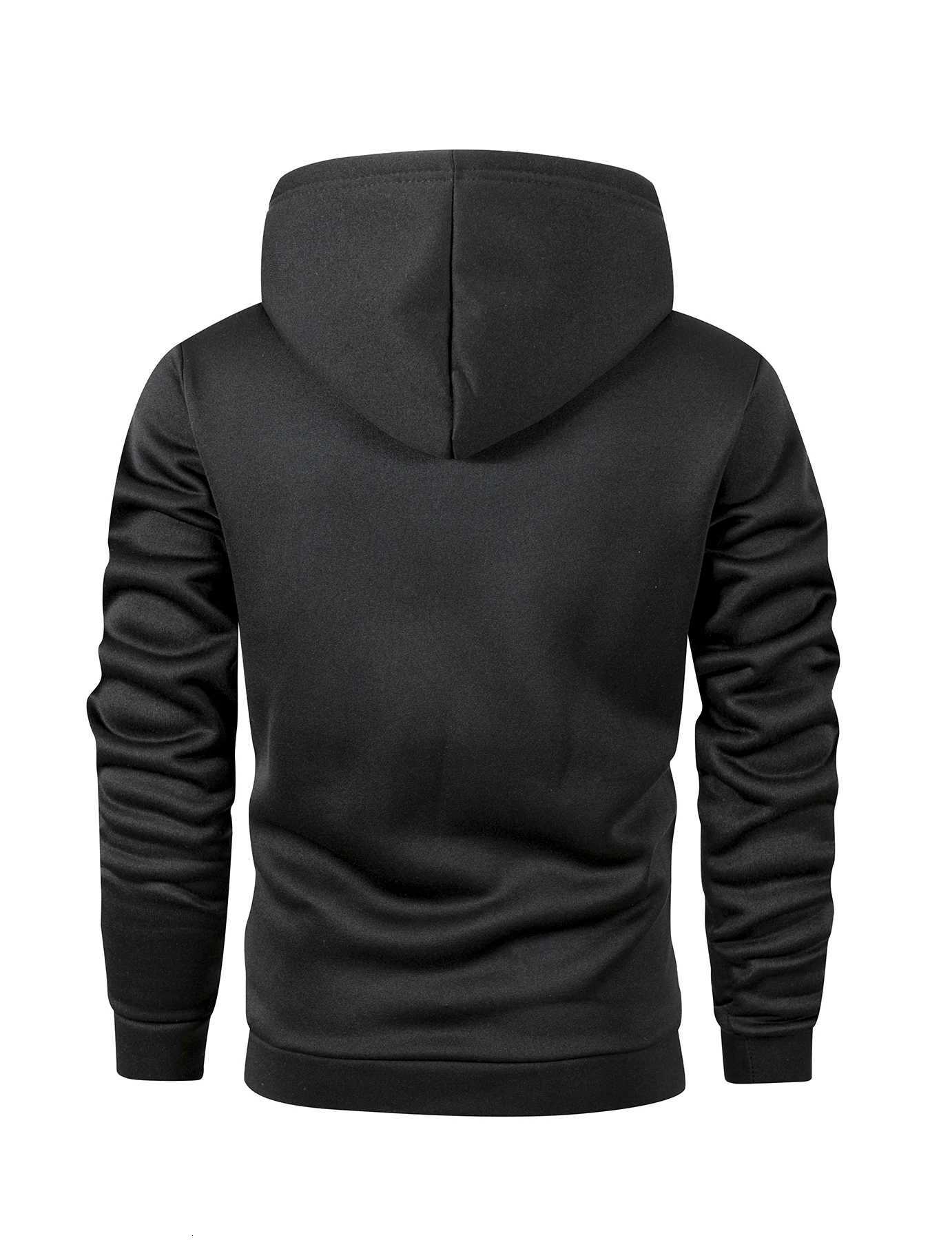 Autumn New Outdoor Mens Long Sleeve Hoodie Sweatshirts Breathable Solid Color Coats Sport Streetwear Pullover Men Clothing Z251017