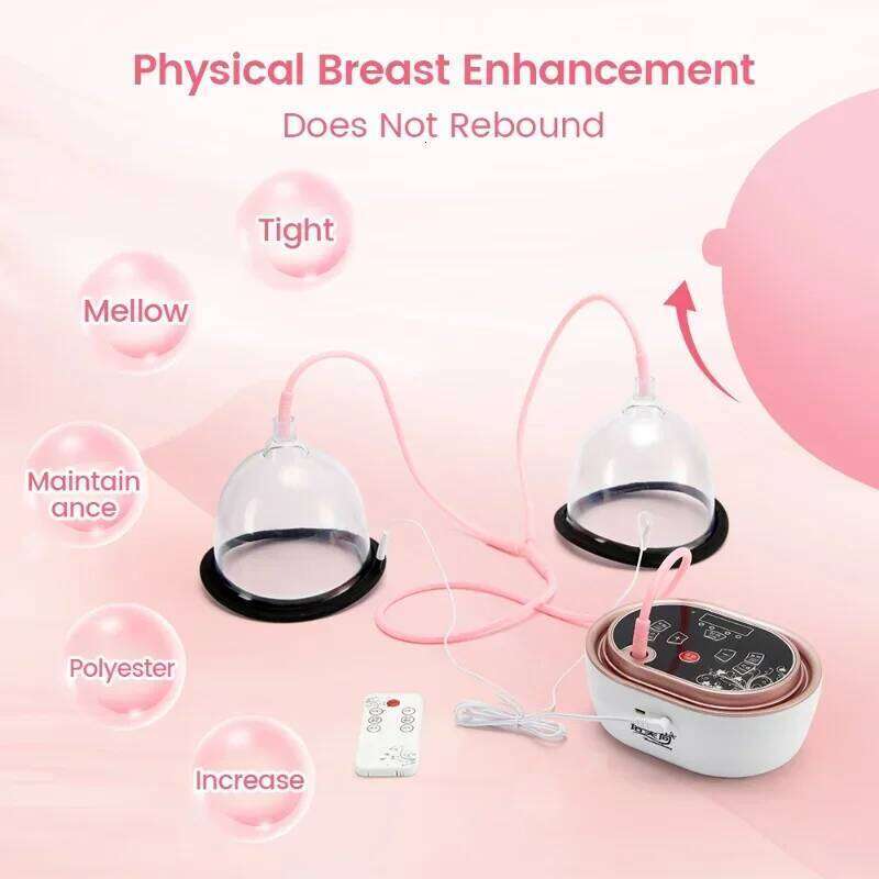 New Type Enhancement Instrument Vacuum Pump Cup Breast Massager Buttocks Electromechanical Nipple Amplification Device