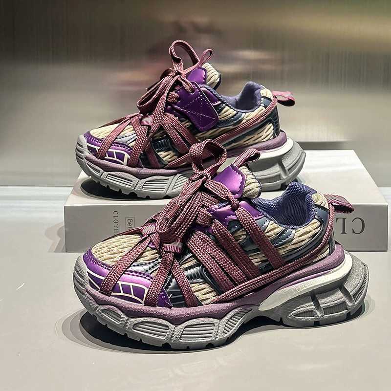 Kids Casual Sneakers for Boys Girls Nonslip Breathable Mesh Toddler Walking Shoes Strappy Versatile Chic Comfort Wear 46yearsT251017
