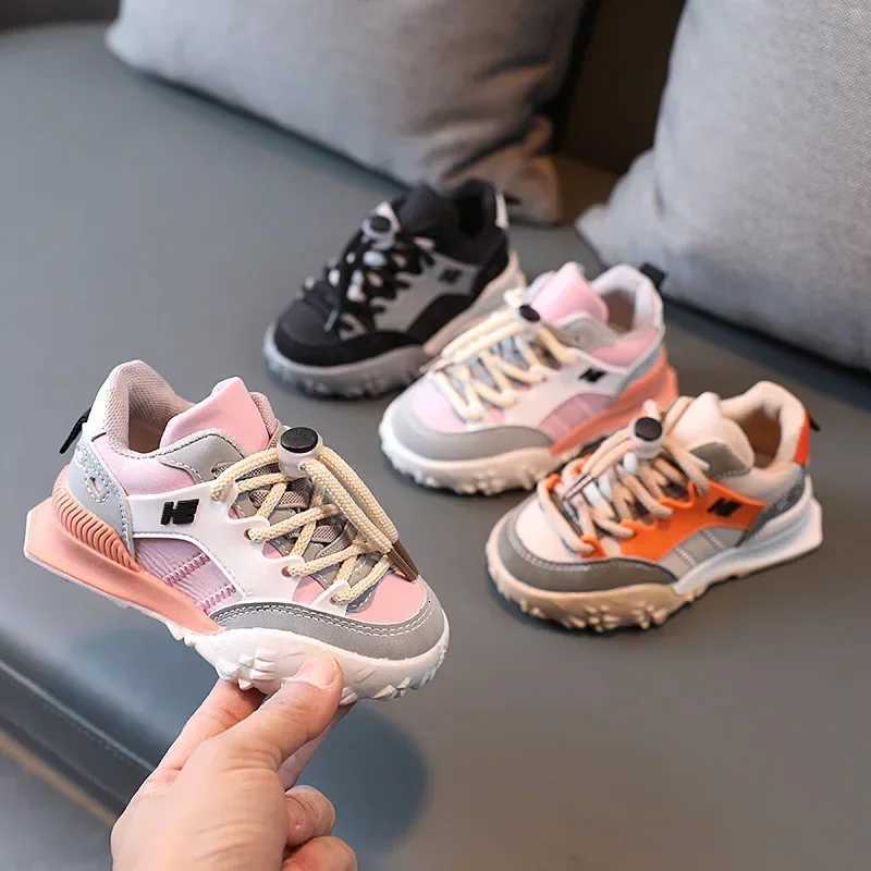 Kids Chunky Sneaker for Girls 2025 Designer Spring Platform Baby Boy Non Slip Walking Shoes Fashion Children Tennis Shoes I06145T251017