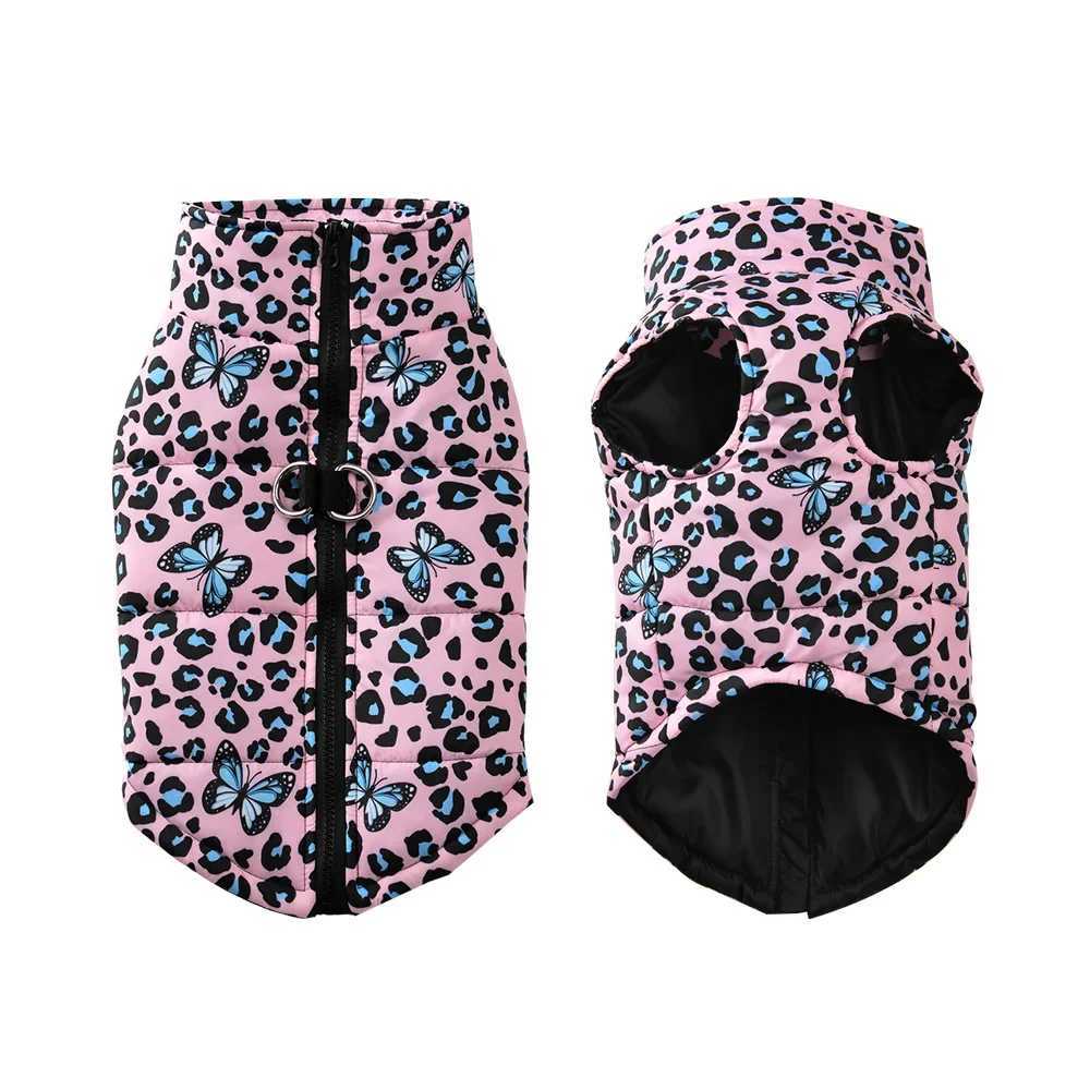 Pet Dog Coat For Small Medium Dogs Cats Winter Warm Fleece Puppy Clothing Print Jacket With Dring Schnauzer Bulldog Pug CostumeW251017